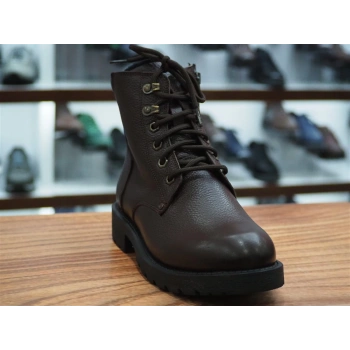 KAHVE CİLT HAKİKİ DERİ ERKEK BOT