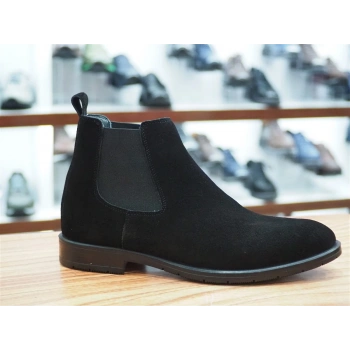 SİYAH SÜET HAKİKİ DERİ ERKEK BOT