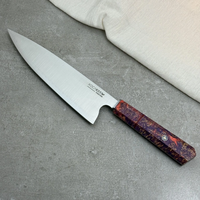 Unique Serisi Klasik Şef Bıçağı 230mm Namlu - Kocakaya El Yapımı Bıçaklar