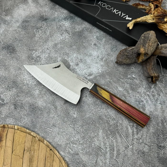 Gofret Serisi Outdoor2 Kırmızı Kamp Bıçağı 165mm Namlu - Kocakaya Bıçakları