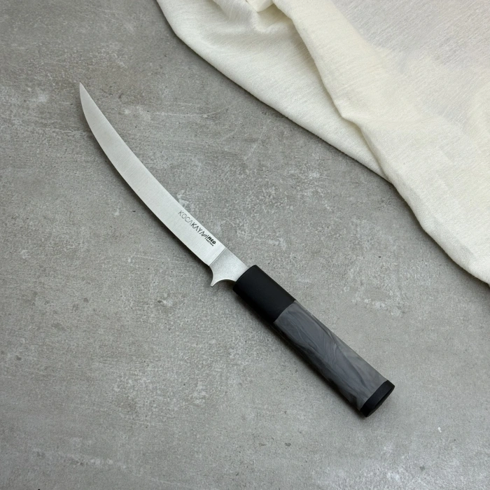 Neo Serisi Oval Siyah Fileto Bıçağı 210mm Namlu - Kocakaya El Yapımı Şef Bıçakları