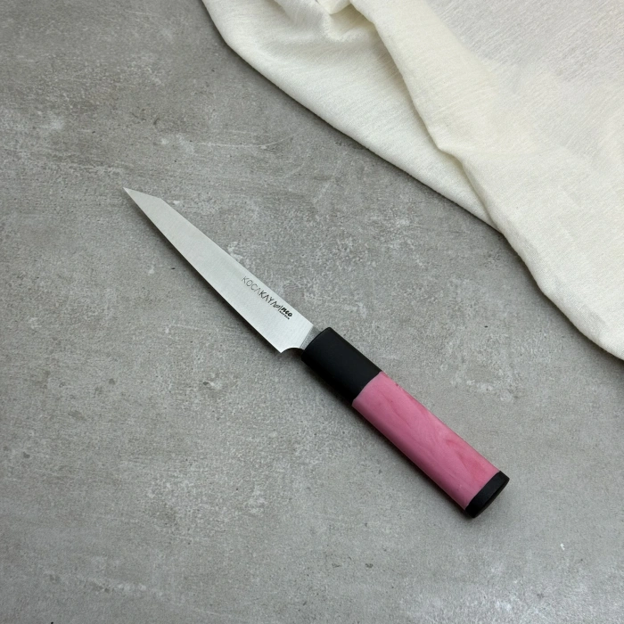 Neo Serisi Sekizgen Pembe Hankotsu Soyma Bıçağı 160mm Namlu - Kocakaya El Yapımı Şef Bıçakları