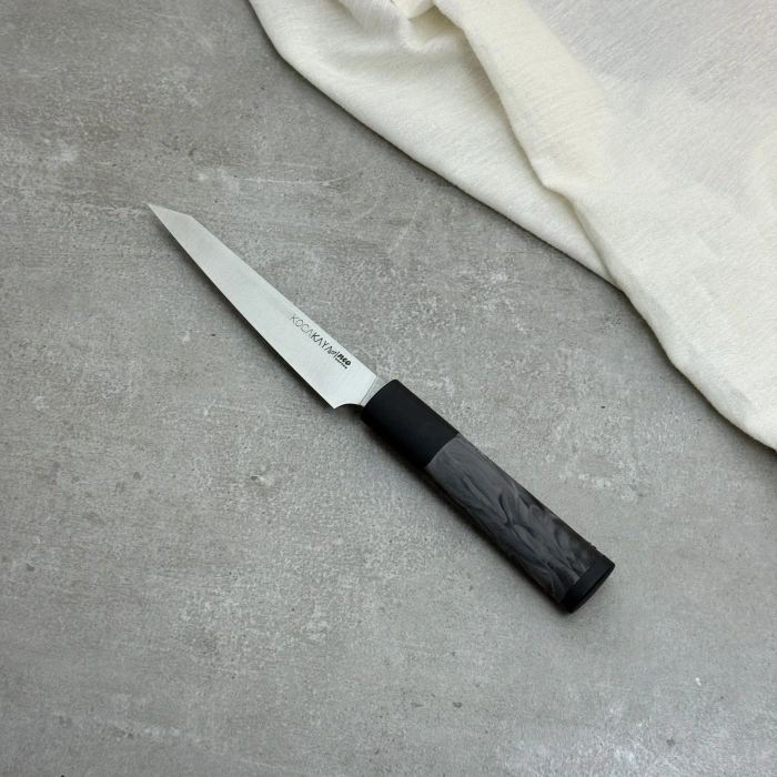 Neo Serisi Oval Siyah Hankotsu Soyma Bıçağı 160mm Namlu - Kocakaya El Yapımı Şef Bıçakları
