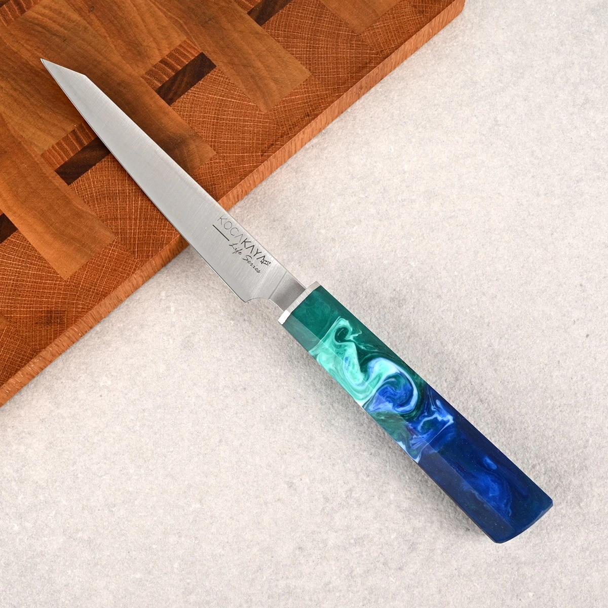 Life Serisi Hankotsu Mavi Sıyırma Bıçağı 160mm Namlu - Kocakaya Bıçakları