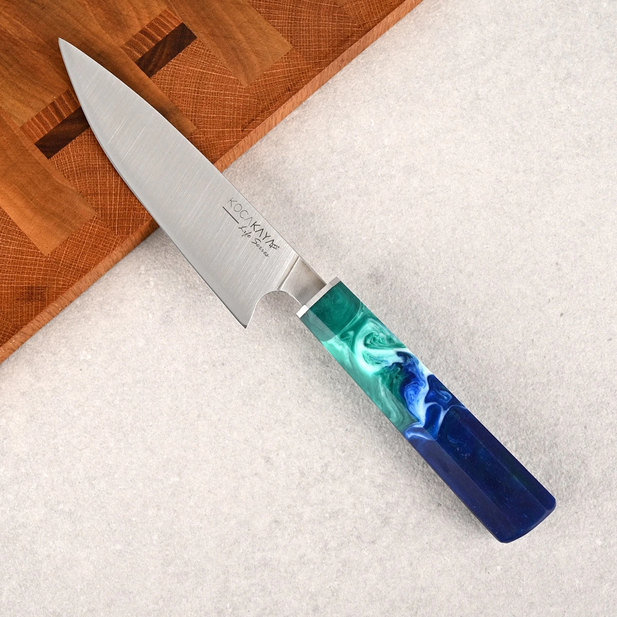 Life Serisi Small Chef Mavi Mutfak Bıçağı 175mm Namlu - Kocakaya Bıçakları