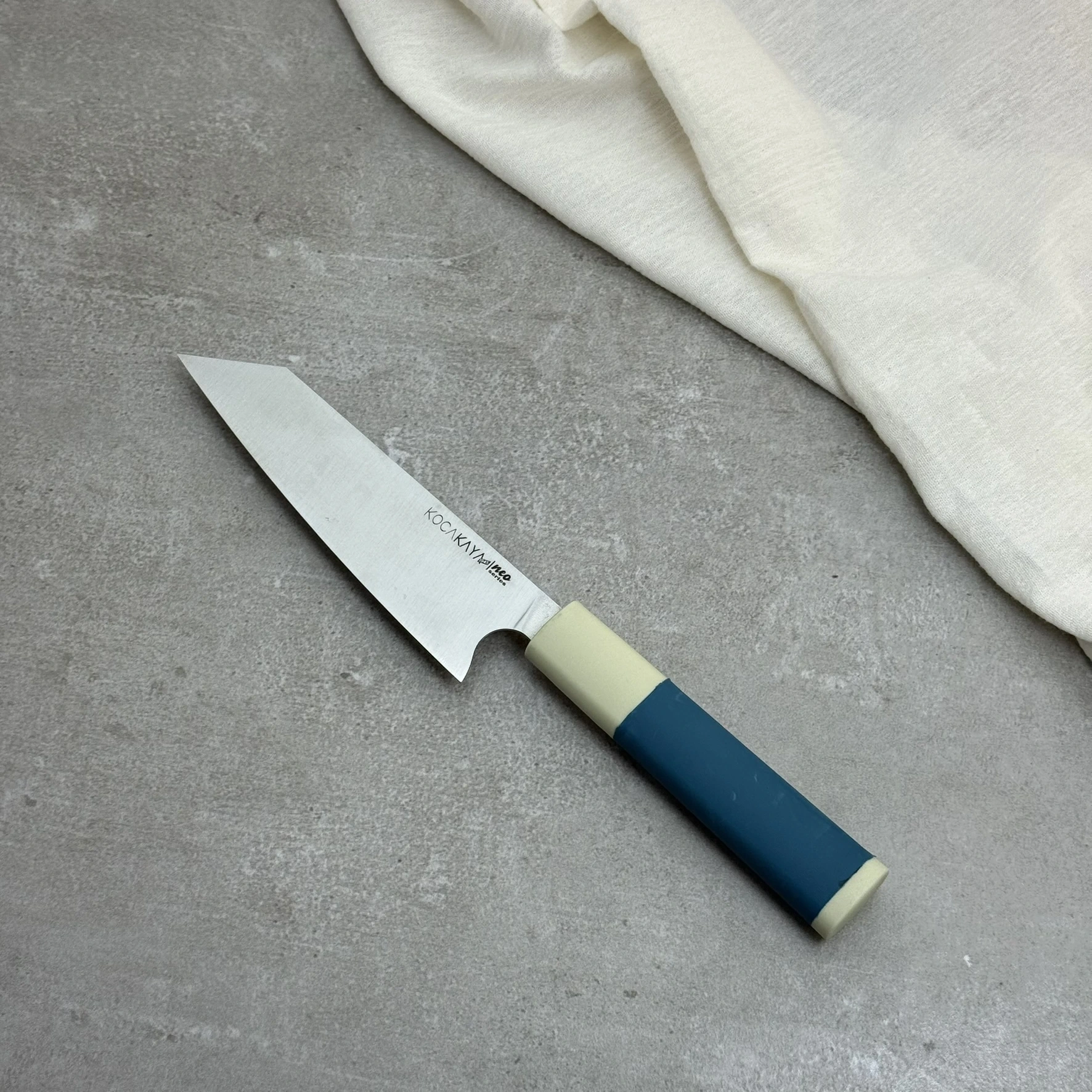 Neo Serisi Oval Turkuaz Small Kiritsuke 165mm Namlu - Kocakaya El Yapımı Şef Bıçakları
