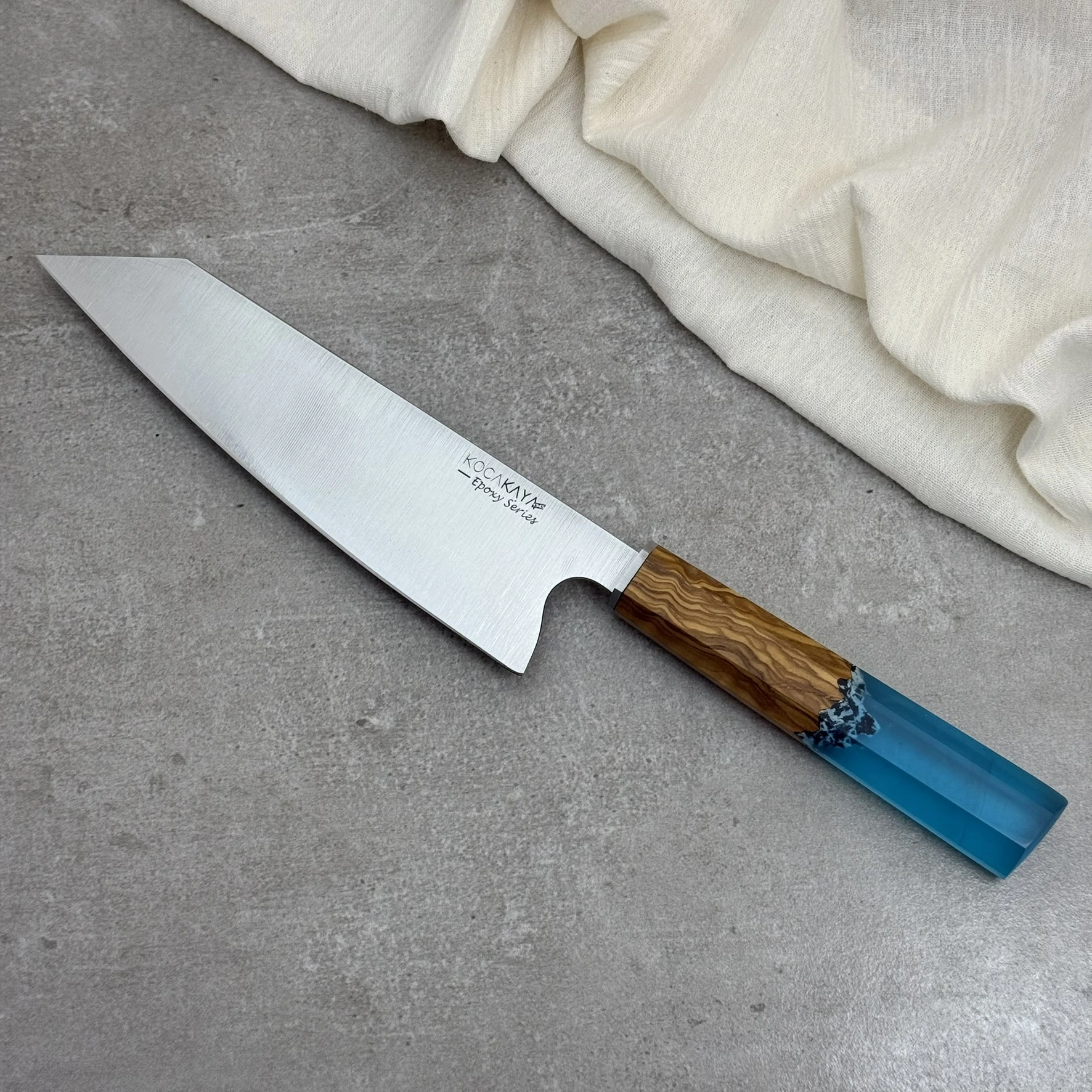 Epoxy Serisi Kiritsuke Bıçağı 205mm Namlu - Kocakaya El Yapımı Bıçaklar