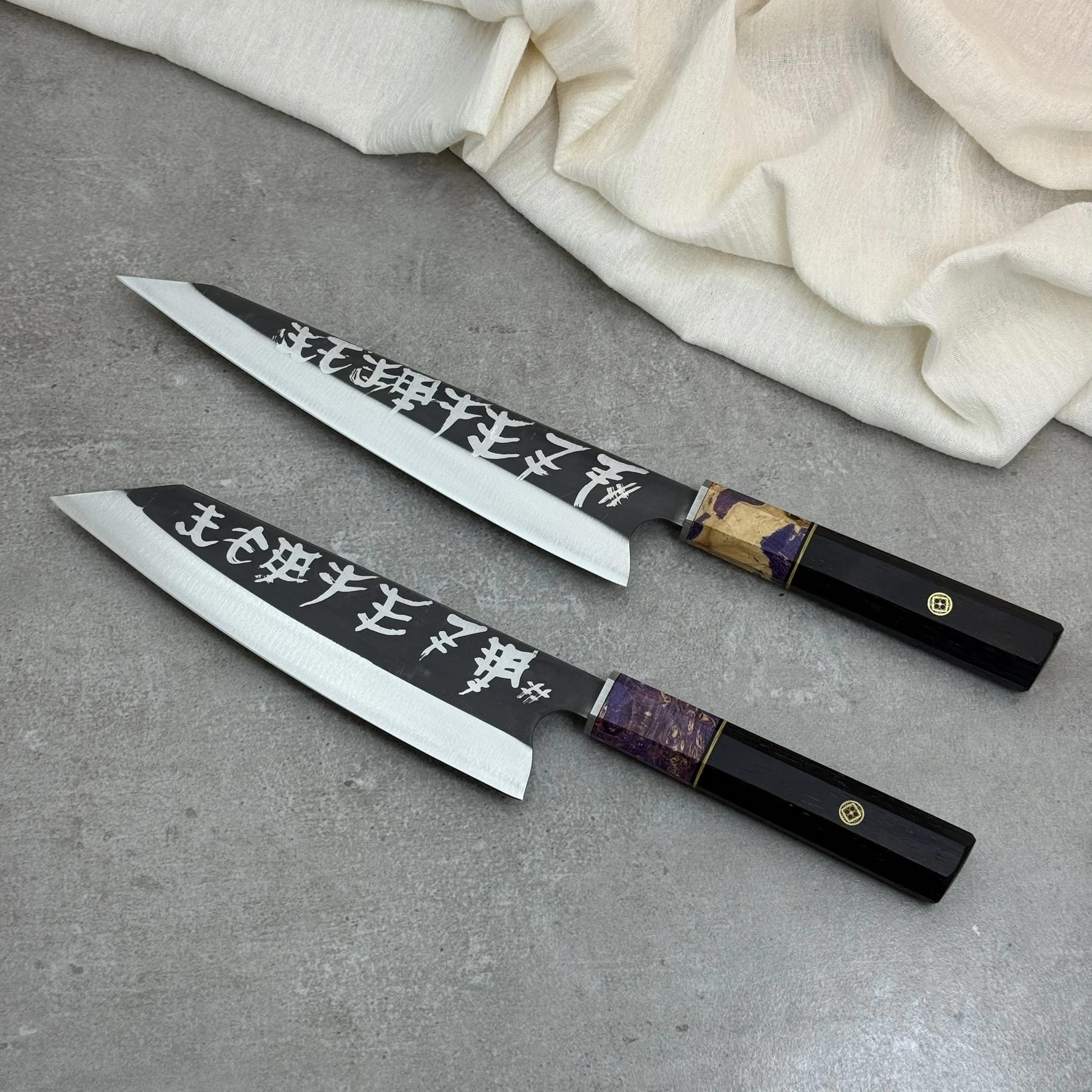 Schizopherinia Serisi İkili Set Honesuki & Kiritsuke - Kocakaya Özel Tasarım