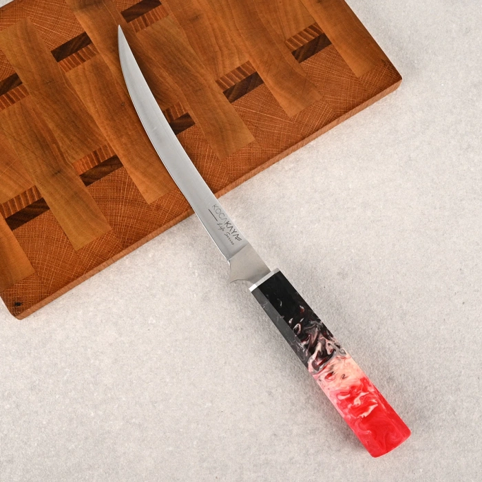 Lİfe Serisi Fleto Kırmızı Şef Bıçağı