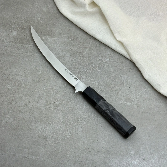 Neo Serisi Fleto Siyah Şef Bıçağı Sekizgen