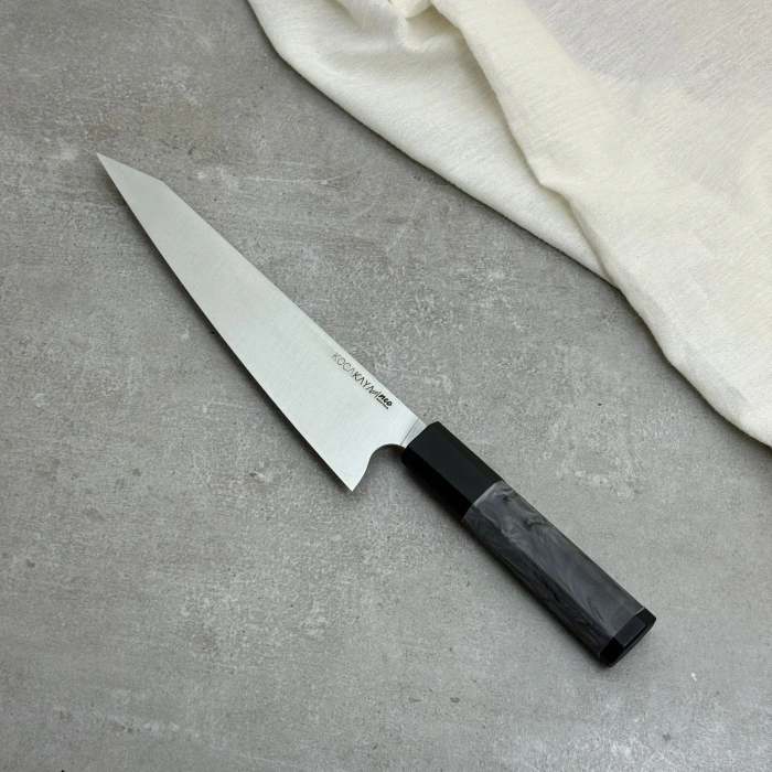 Neo Serisi Siyah Honesuki Şef Bıçağı Sekizgen