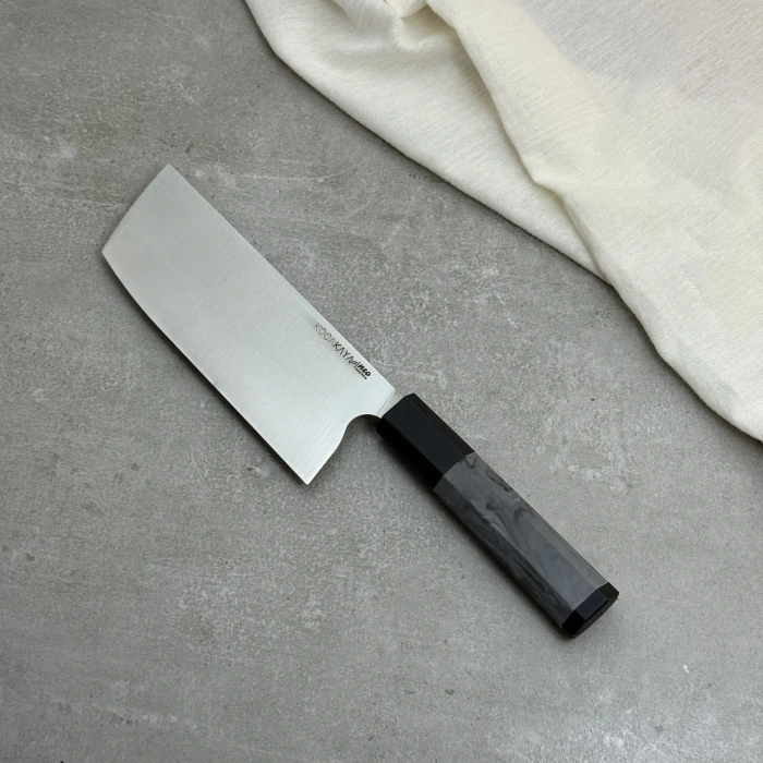 Neo Serisi Siyah Nakiri Şef Bıçağı Sekizgen