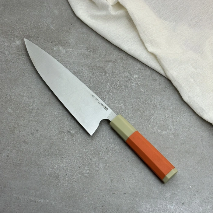 Neo Serisi Turuncu Şef Bıçağı Sekizgen