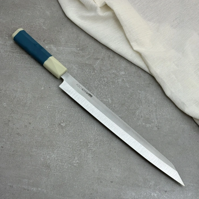 Neo Serisi Yanagiba Turkuaz Şef Bıçağı Oval