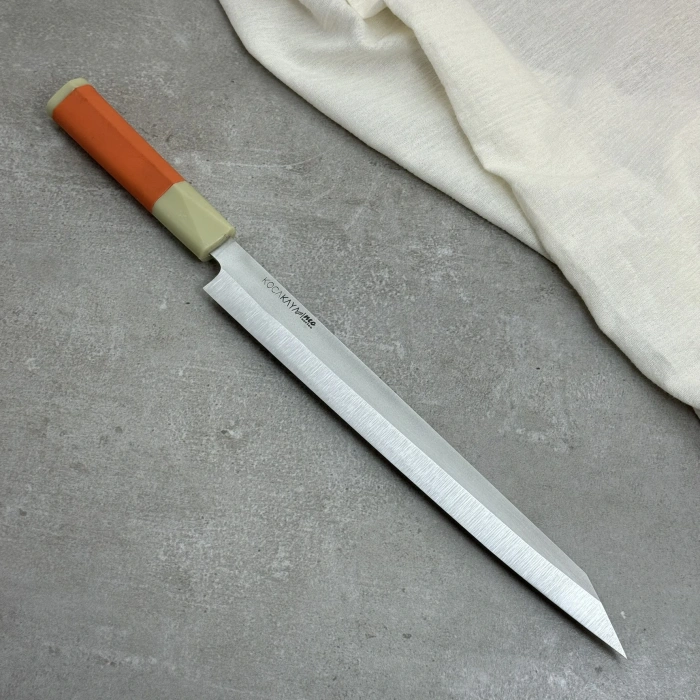 Neo Serisi Yanagiba Turuncu Şef Bıçağı Oval