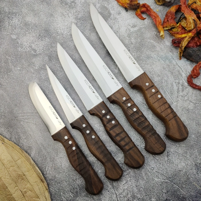 Vintage 5li Bıçak Seti