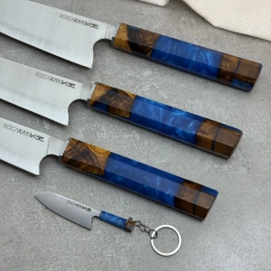 Ege üçlü set mavi