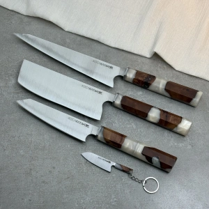 Ege üçlü set beyaz