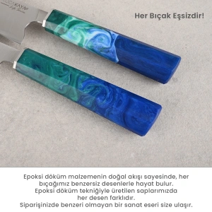 Life Serisi Chef Mavi Şef Bıçağı