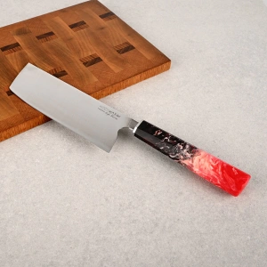Life Serisi Nakiri Kırmızı Şef Bıçağı