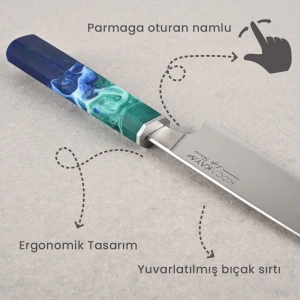 Life Serisi Nakiri Mavi Şef Bıçağı