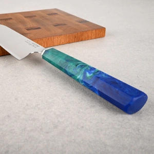 Life Serisi Santoku Mavi Şef Bıçağı