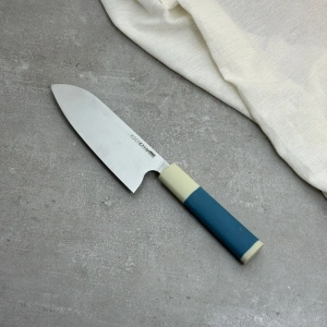 Neo Serisi Turkuaz Santoku Şef Bıçağı Oval