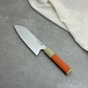Neo Serisi Turuncu Santoku Şef Bıçağı Oval