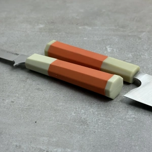 Neo Serisi Turuncu Santoku Şef Bıçağı Sekizgen