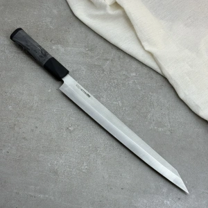 Neo Serisi Yanagiba Siyah Şef Bıçağı Oval