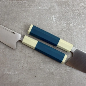 Neo Serisi Yanagiba Turkuaz Şef Bıçağı Sekizgen