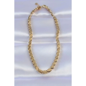 316L Çelik Gold Renk Arpa Model Kolye TJ-BKO8748