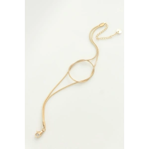 316L Çelik Gold Renk Düğüm Model Bileklik TJ-BB6042