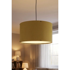 Hardal Kumaş Başlıklı Sarkıt Avize 35 CM