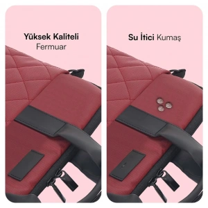 IKSY 14.1 Inç Notebook Çantası Kırmızı MCC902