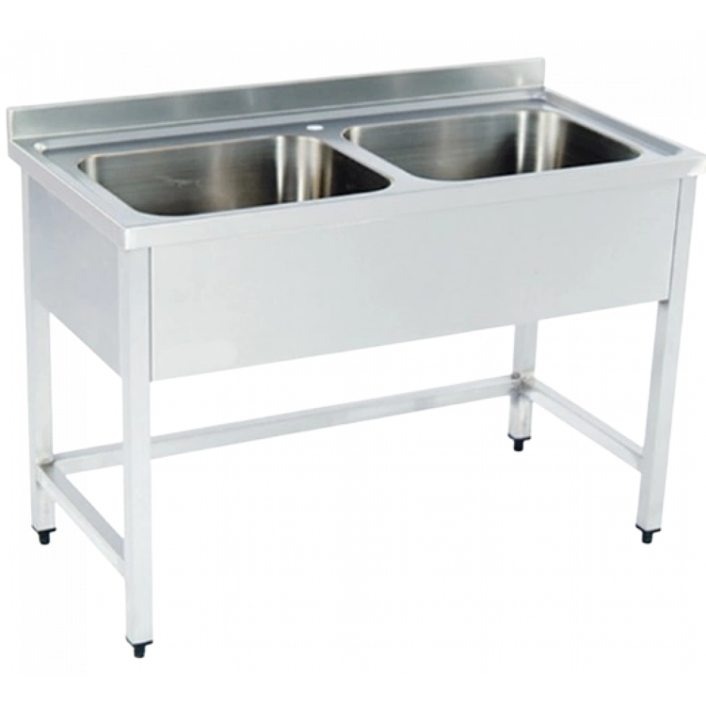 Two Sink Bench - Open