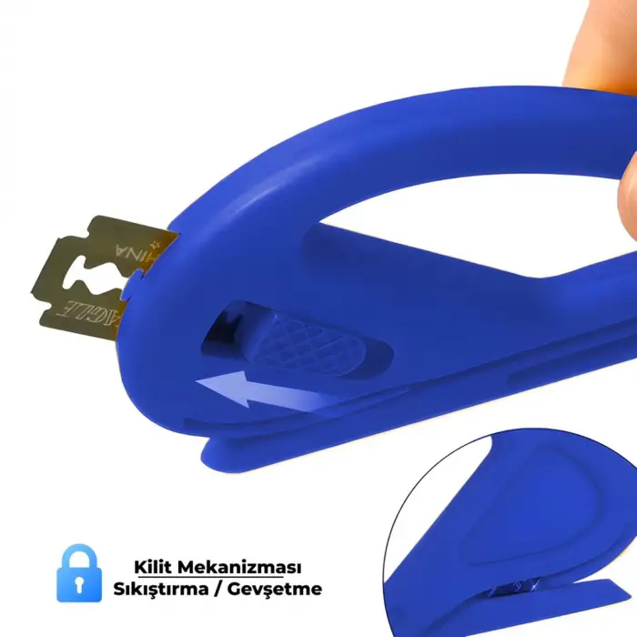 SGCB PPF Cam Filmi Kesici Aparatı - 2’li Paket | Güvenli Folyo Vinil Kesme Araç Kaplama Bıçağı