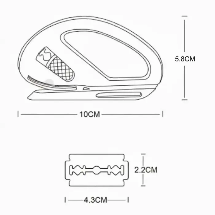 SGCB PPF Cam Filmi Kesici Aparatı - 2’li Paket | Güvenli Folyo Vinil Kesme Araç Kaplama Bıçağı