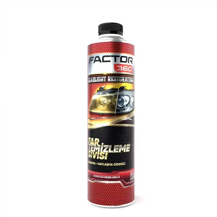 Factor360 Far Temizleme Sıvısı Metal Şişe1 L