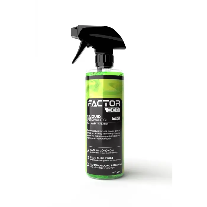 Factor360 X Liquid Sıvı Lastik Parlatıcı 500 ML