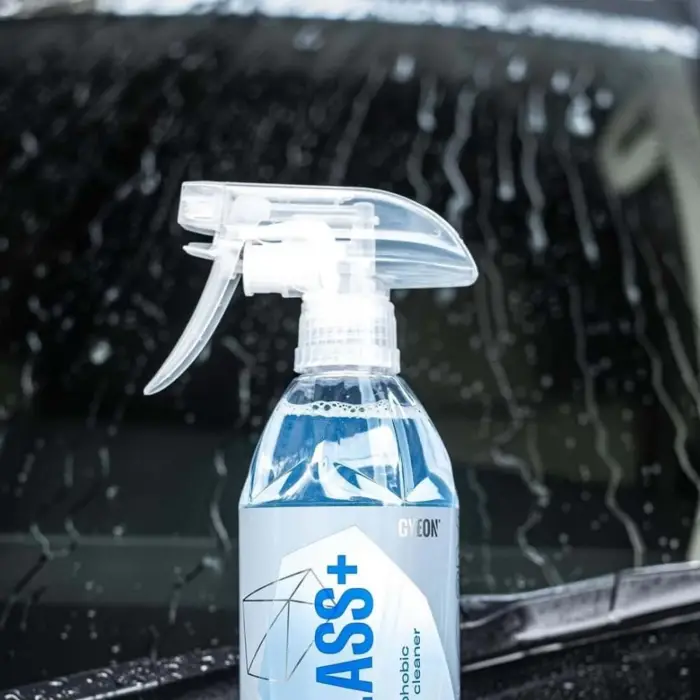 GYEON Q²M Glass+ Plus Araç Cam Yağmur Kaydırıcı Su İtici ve Temizleyici - 1000 ml -Hidrofobik Parlak