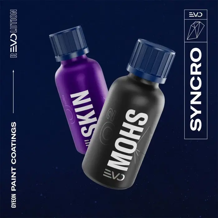 GYEON Q² Syncro EVO Light Box Çift Katman Seramik Kaplama - 30 Ml + 30 Ml