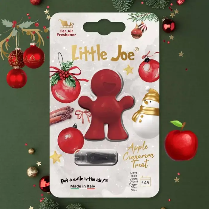 Little Joe Elma Tarçın Araç Kokusu (Apple Cinnamon) -45 Gün -Oto Kokusu Kalıcı Klima Parfüm
