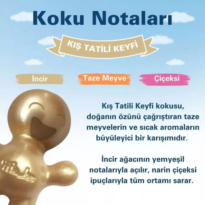 Little Joe Meyve Çiçek Araç Kokusu (Holiday Sparkle) -45 Gün -Oto Kokusu Kalıcı Klima Parfüm