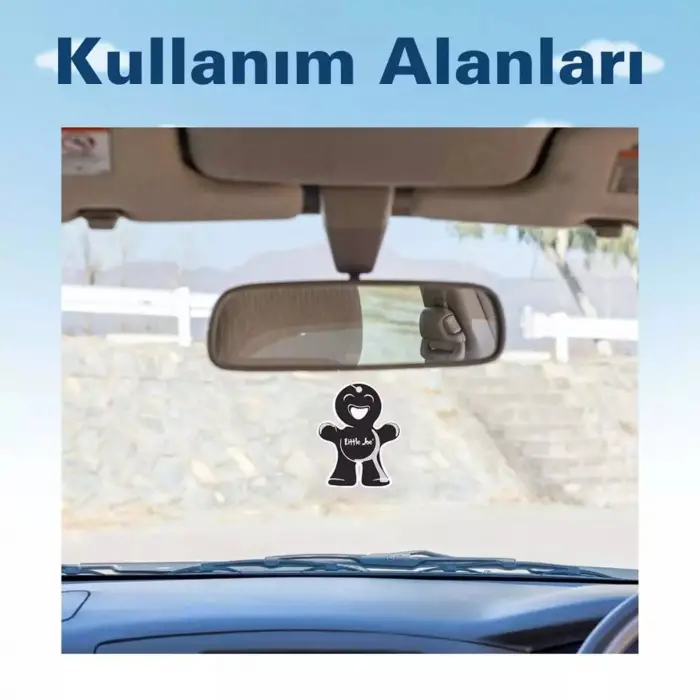 Little Joe Siyah İnci Araç Asma Koku (Black Velvet) -30 Gün -İpli Oto Kokusu -Ayna Parfümü