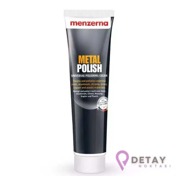 MENZERNA Metal Polish Metal Krom, Çelik Parlatıcı - 125 gr