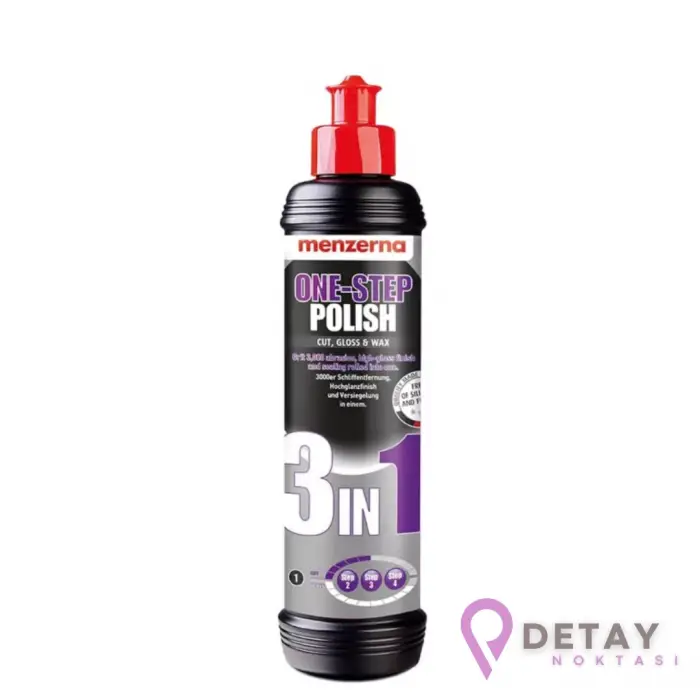 MENZERNA One-Step Polish 3in1 Tek Adım Pasta Cila Koruma - 250 ml