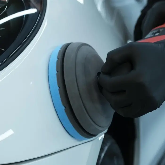 Nasiol özel hava kanallı 150mm Süper Hassas Kesim Mavi Parlatma Pedi Wax Süngeri