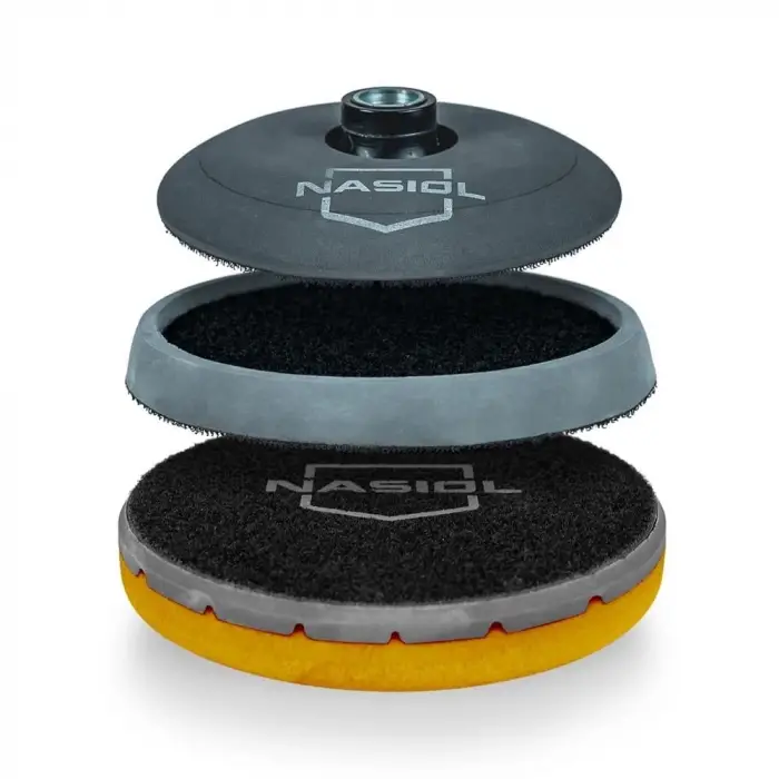 Nasiol Özel Hava Kanallı Polisaj Pedi Orta Kesimli Turuncu Pasta pedi İnce Pasta Süngeri