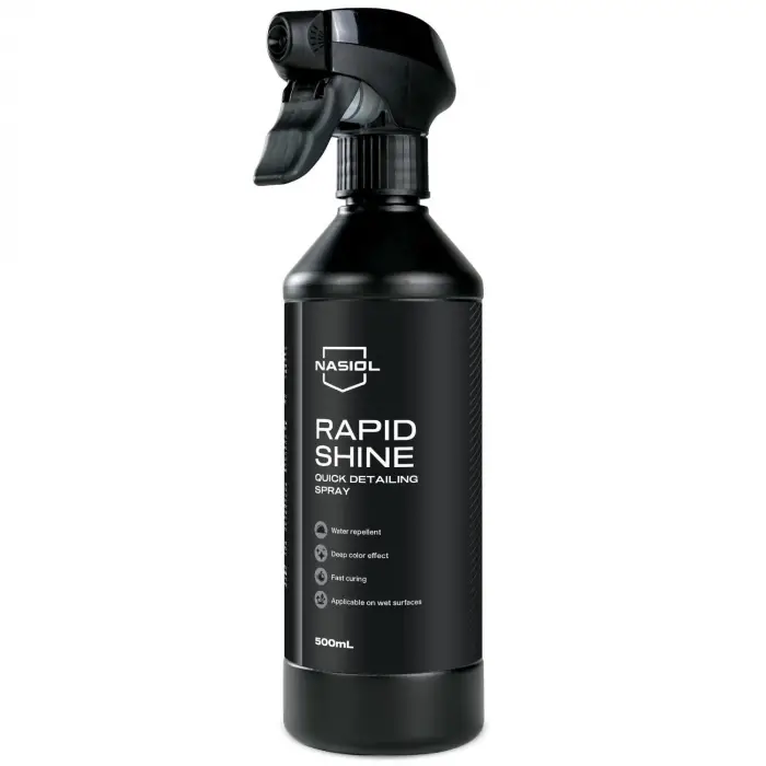 Nasiol Rapidshine Araç Hızlı Nano Detay Spreyi-Derin Renk Efekti-Showroom Parlaklığı-6 Ay Dayanım-500ml